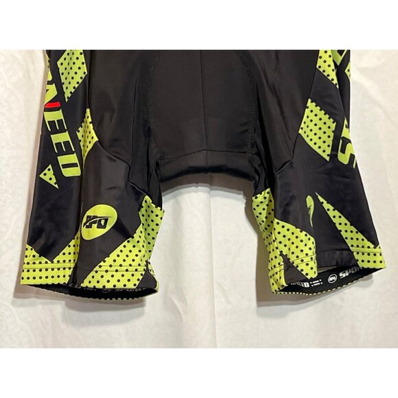 Sponeed Mens Cycling Shorts XL Padded MTB & Road Bike Short Pants Black & Green - Picture 5 of 9
